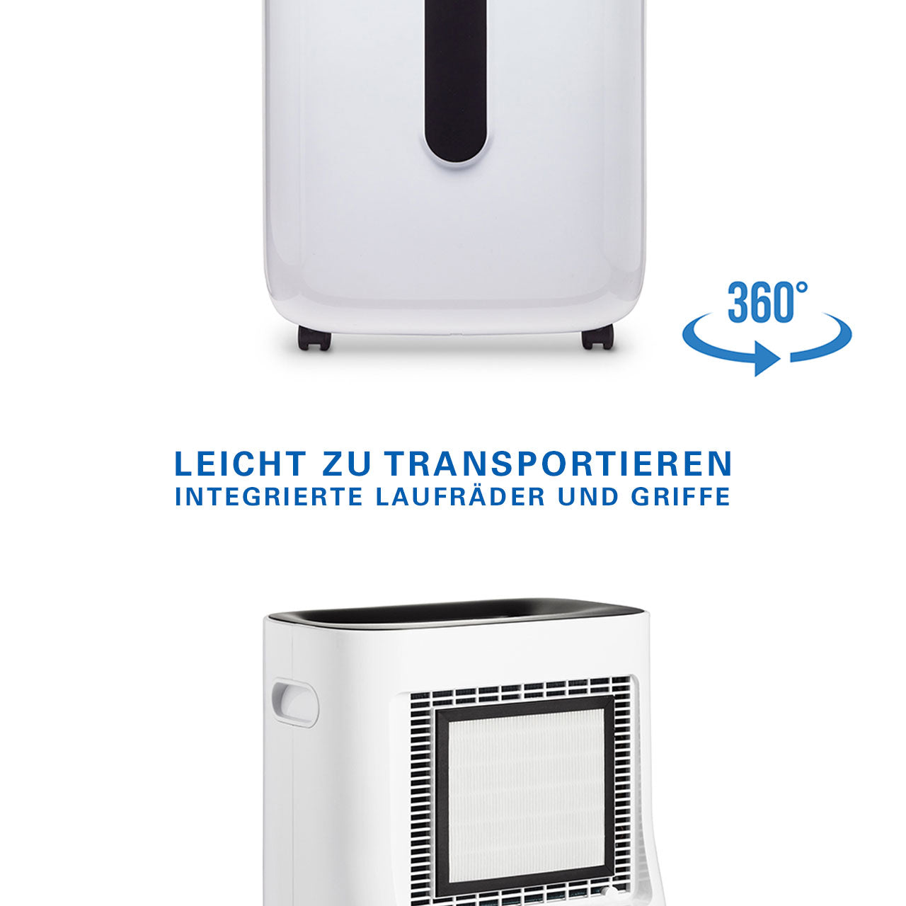 Clean Air Optima® CA-706 Smart Luftentfeuchter - Schwarz/Weiß