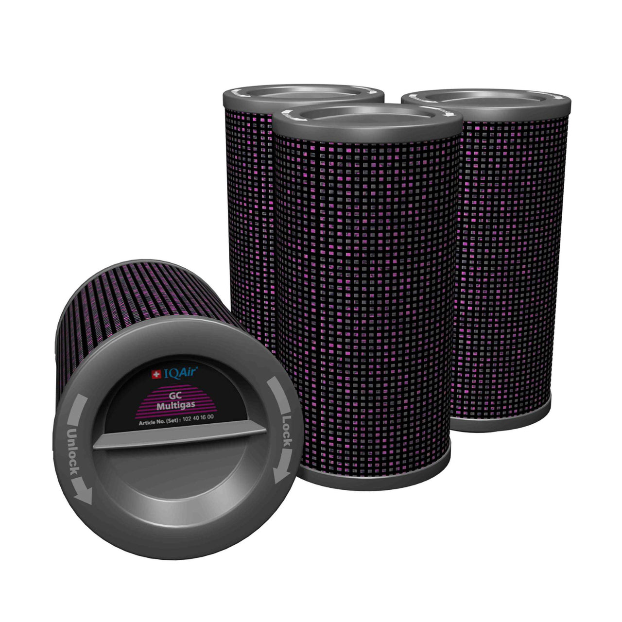 IQAir GC ChemiSorber Filterpatronen-Set