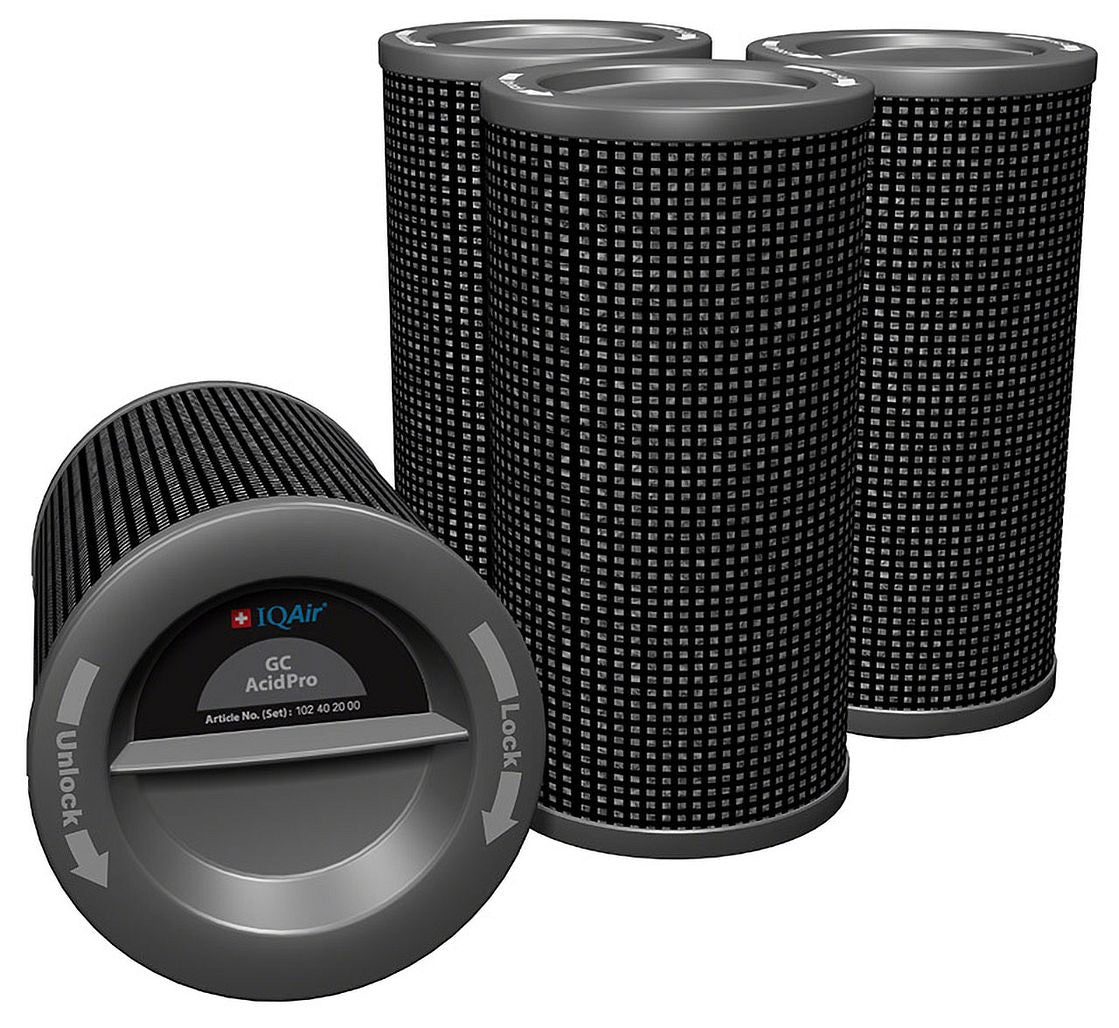 IQAir GC AcidPro-Kartuschen (F2) Filterpatronen-Set