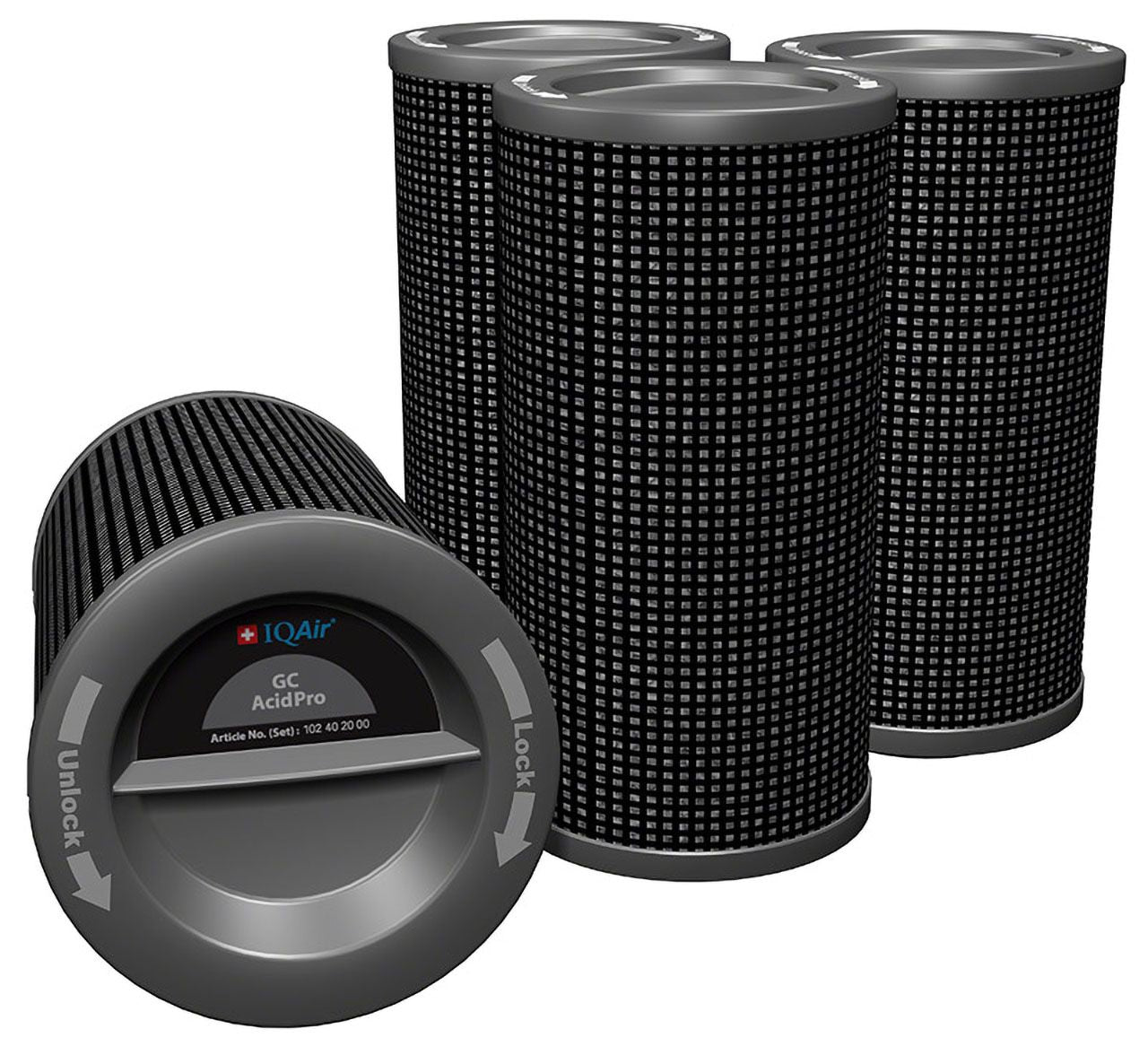IQAir GC AcidPro-Kartuschen (F2) Filterpatronen-Set