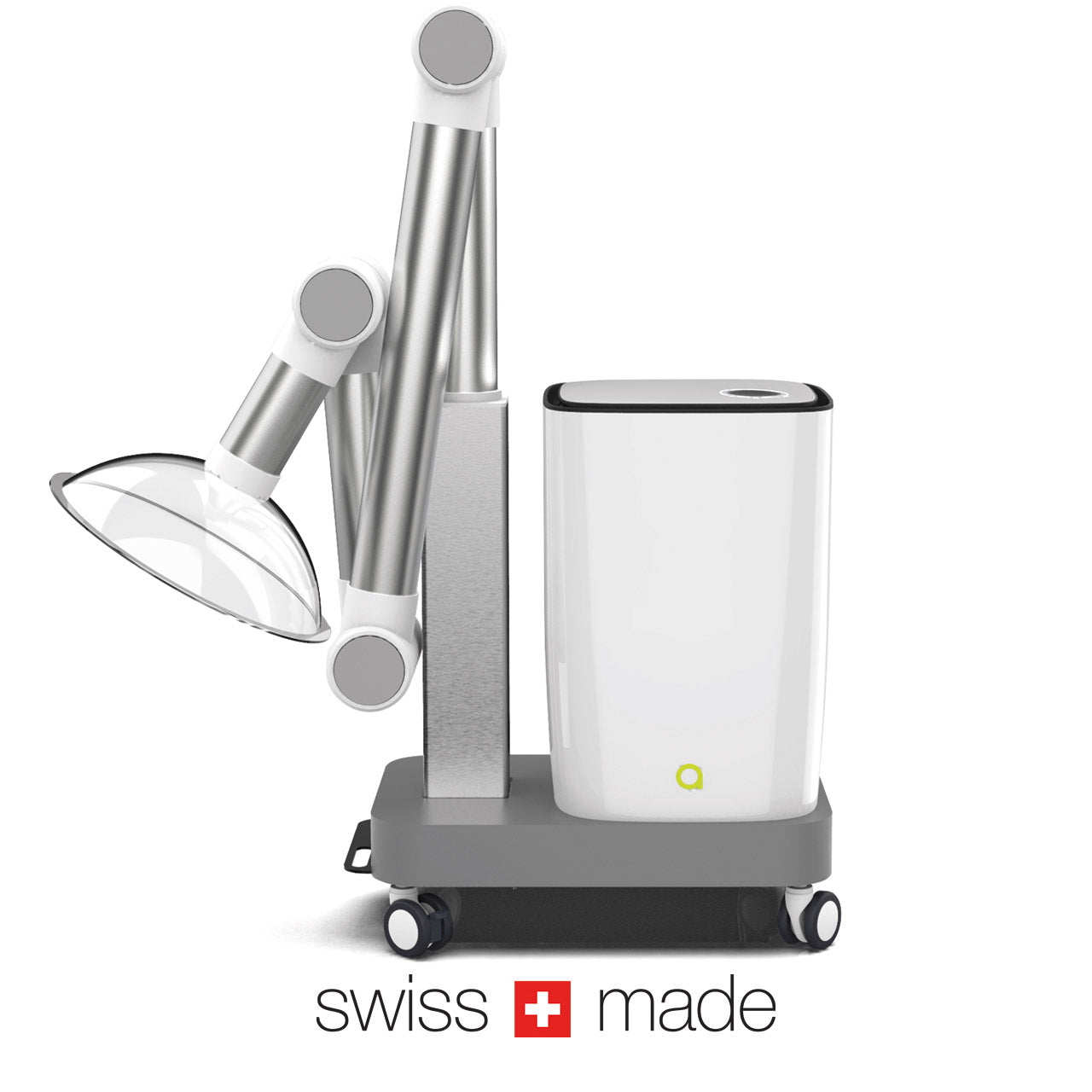 aeris aair MICU Luftreiniger mit Arm. Weiß
