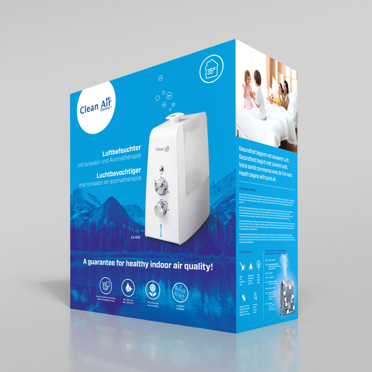 Clean Air Optima® CA-602 Luftbefeuchter, Weiß