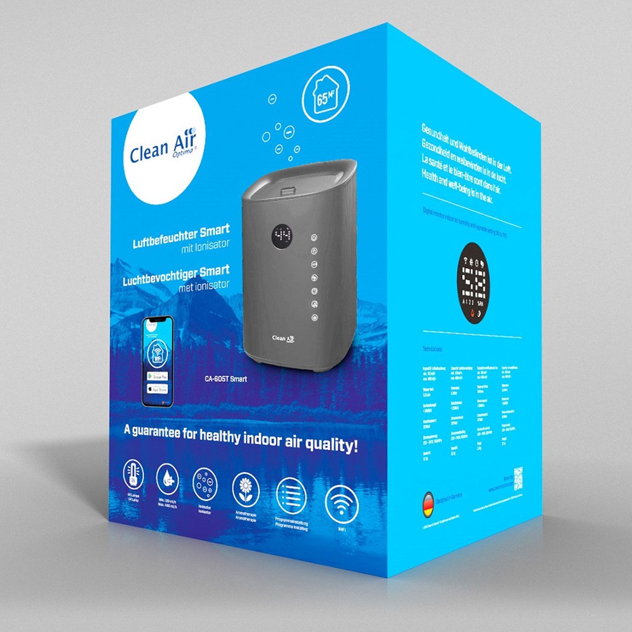 Clean Air Optima® CA-605 Smart Luftbefeuchter