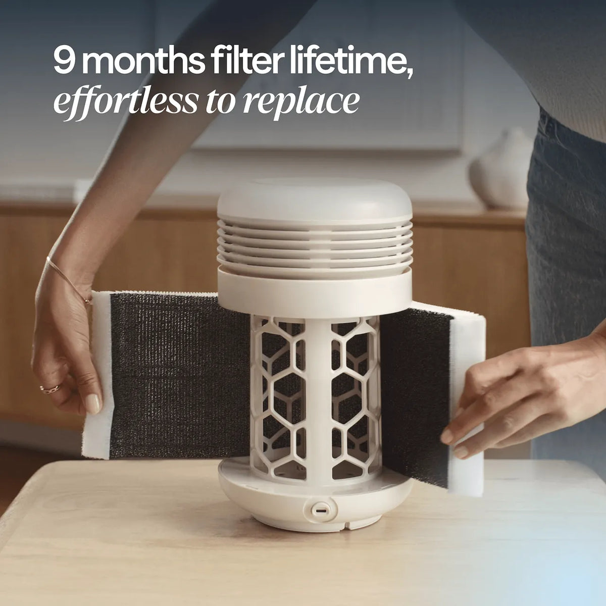Blueair Mini Restful™ Luftreiniger mit integrierten Lichtwecker