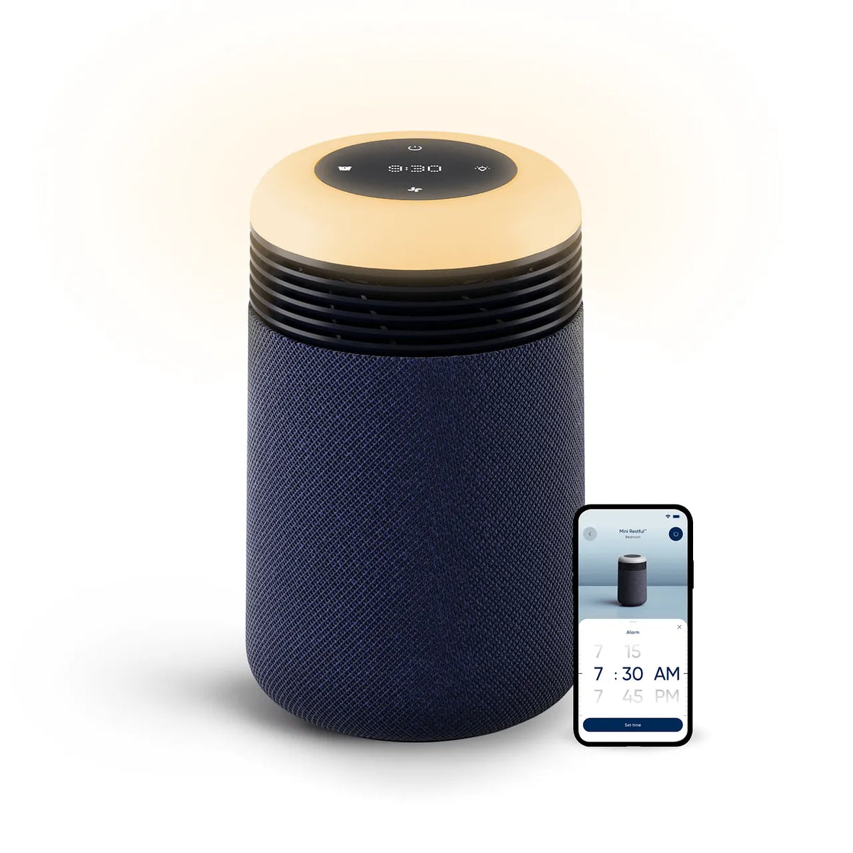 Blueair Mini Restful™ Luftreiniger mit integrierten Lichtwecker